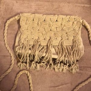 Fringe beaded Crossbody